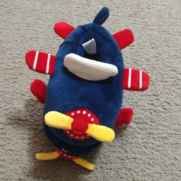 Wonder Nation Toddler Boys Airplane Slippers - New - Picture 3 of 16